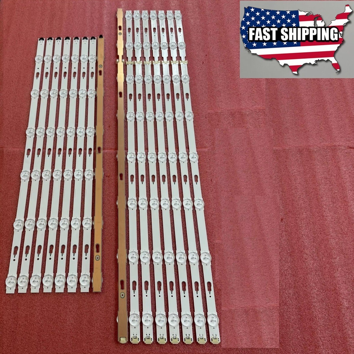 LED Backlight Strip For Samsung UN65JU670DFXZA UN65JU670DF BN96-34807A 34808A