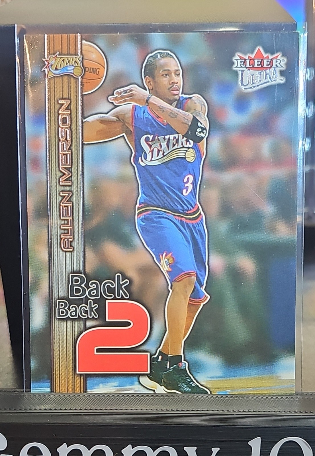 2002-03 Fleer Ultra - Back 2 Back Allen Iverson #3 BB /1000