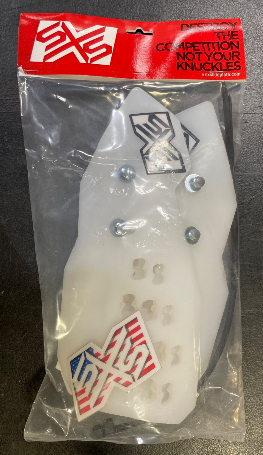 SXS BURLY GUARD “Vented” shields–White Plastic - 1 pair SXS BURLY GUARD “Vented” shields–White Plastic - 1 pair