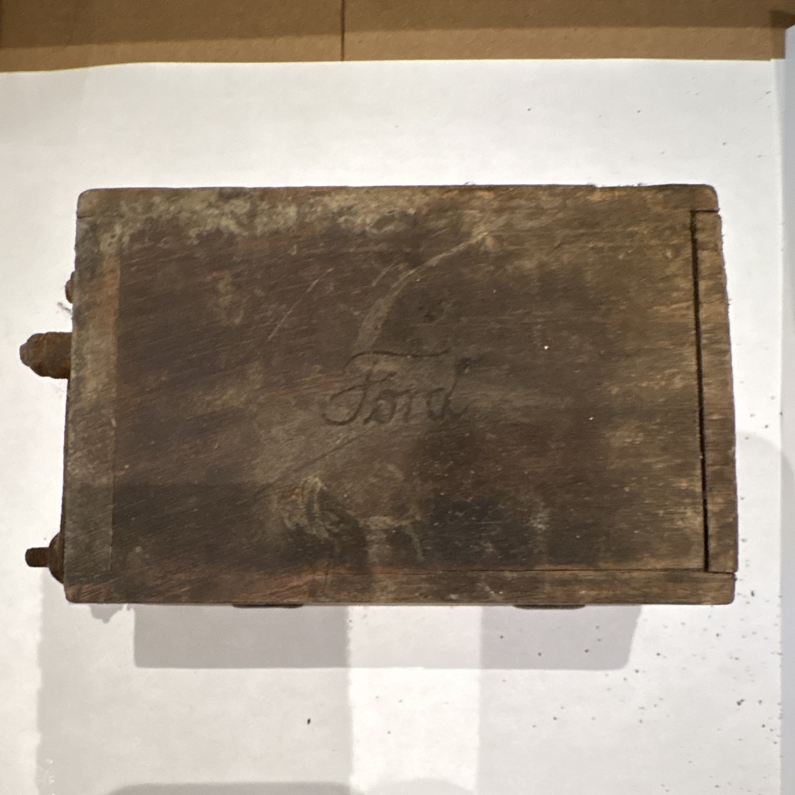 Ford Model T Vintage Wooden Battery Box Ignition Coil Untested Ford Model T Vintage Wooden Battery Box Ignition Coil Untested