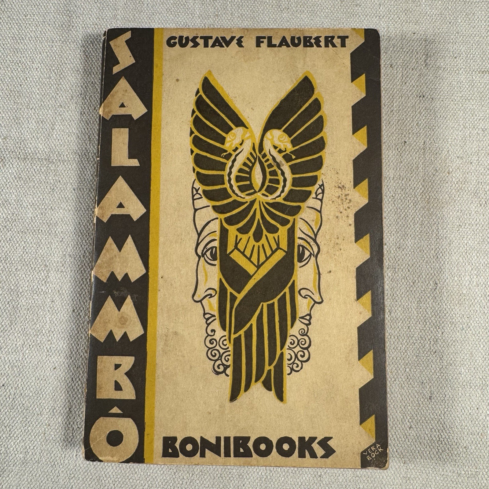 Salammbo by Gustave Flaubert Vintage Bonibooks Paperback 1919 1930