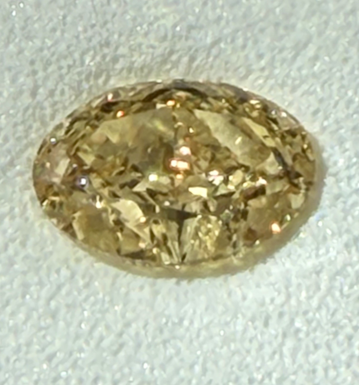 Modified Brilliant Vivid Yellow Oval Diamond