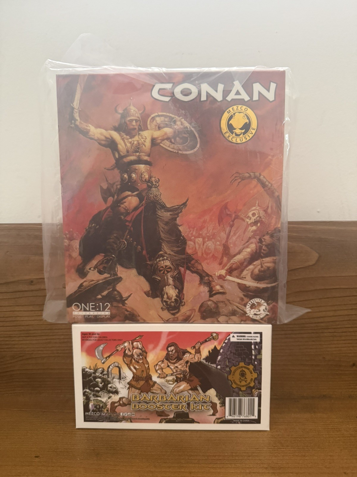 MEZCO One:12 Conan the Conqueror & Barbarian Booster kit Sealed Lot US Seller MEZCO One:12 Conan the Conqueror & Barbarian Booster kit Sealed Lot US Seller