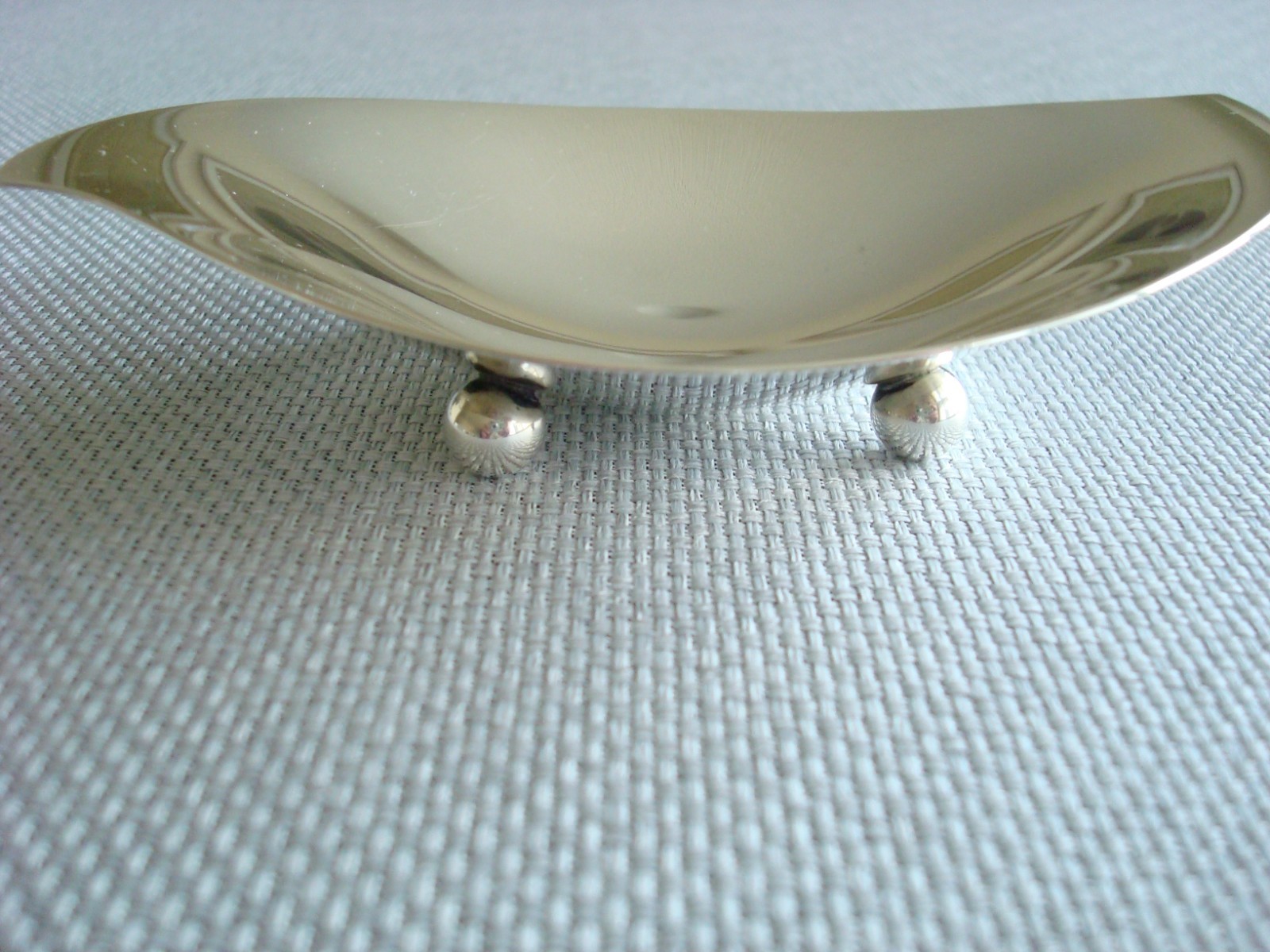TIFFANY STERLING SILVER ~  1 NUT MINT CANDY DISH TRAY/S  ~ 2 AVAILABLE w/POUCH
