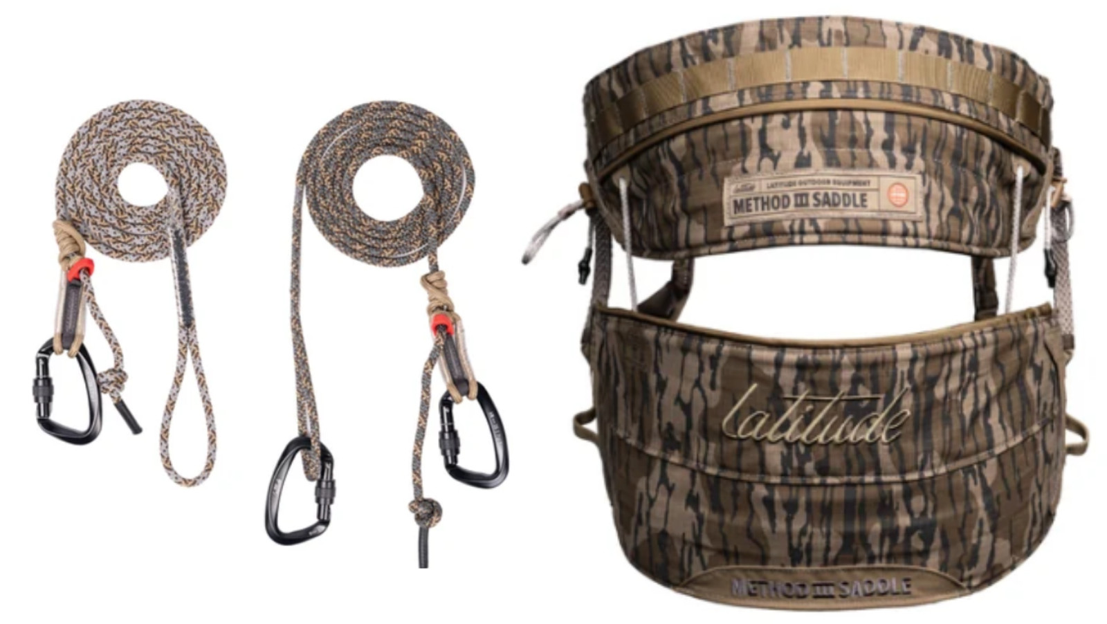 Latitude Method 3 Mossy Oak Bottomland XL 7mm Vaporline Tether And Linesman New