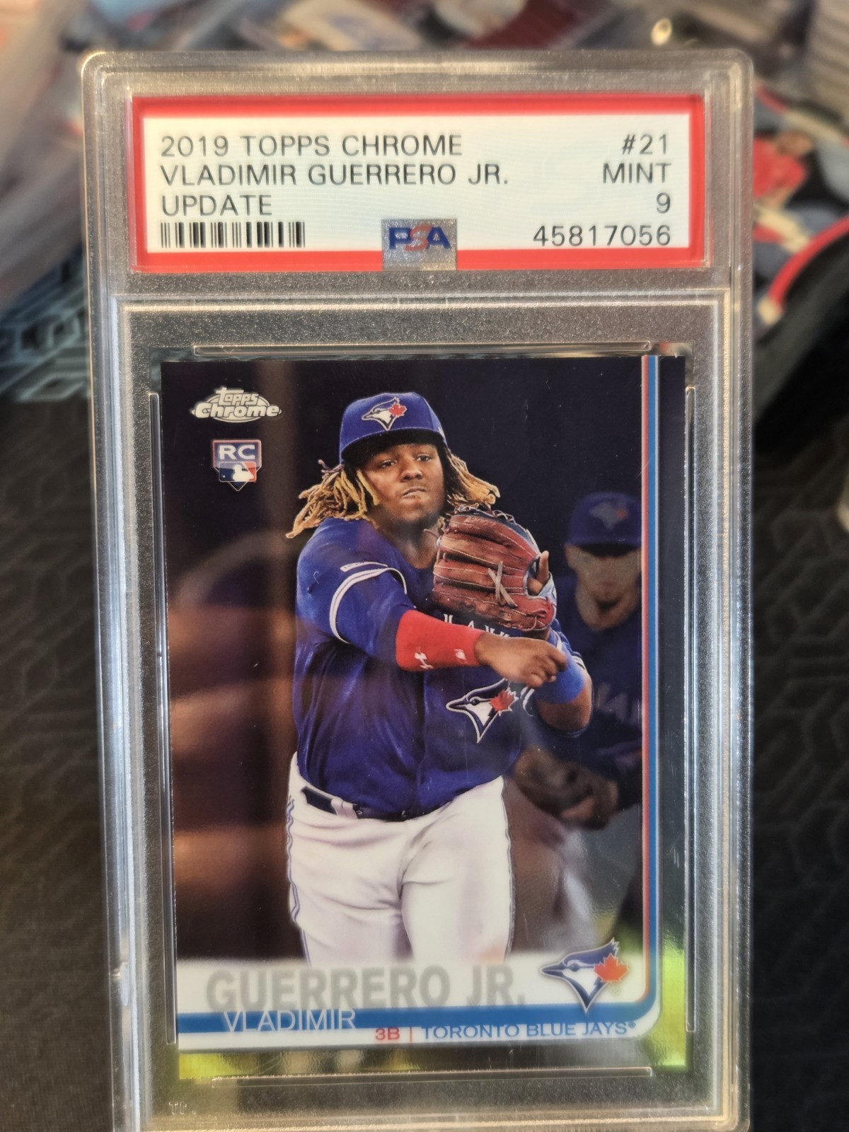 2019 Topps Chrome Vladimir Guerrero Jr.  Update #21 Rookie Card RC PSA 9 MINT 