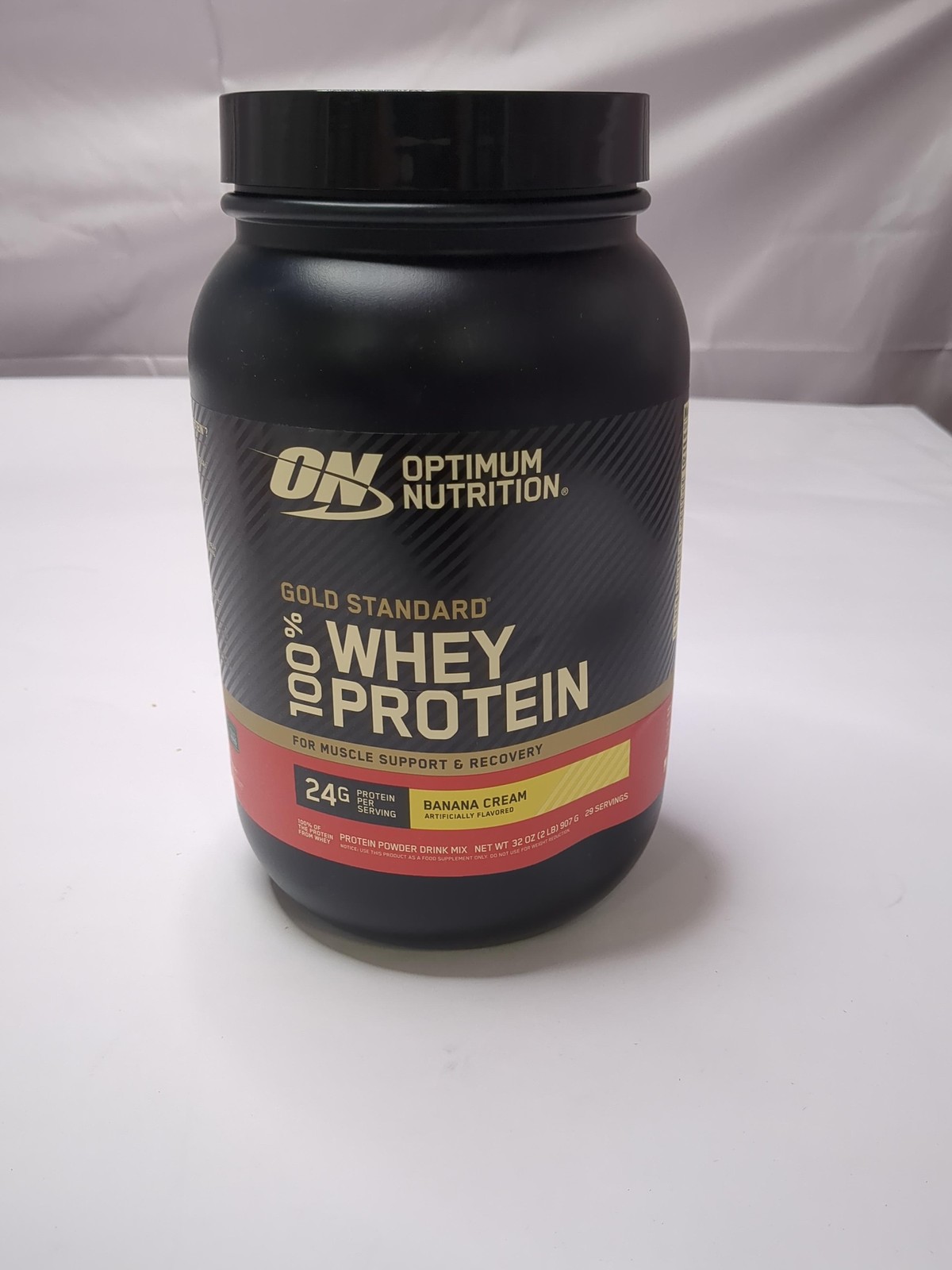 *2028-6-10* Optimum Nutrition Gold Standard 100% Whey Protein Powder, Banana 2lb *2028-6-10* Optimum Nutrition Gold Standard 100% Whey Protein Powder, Banana 2lb