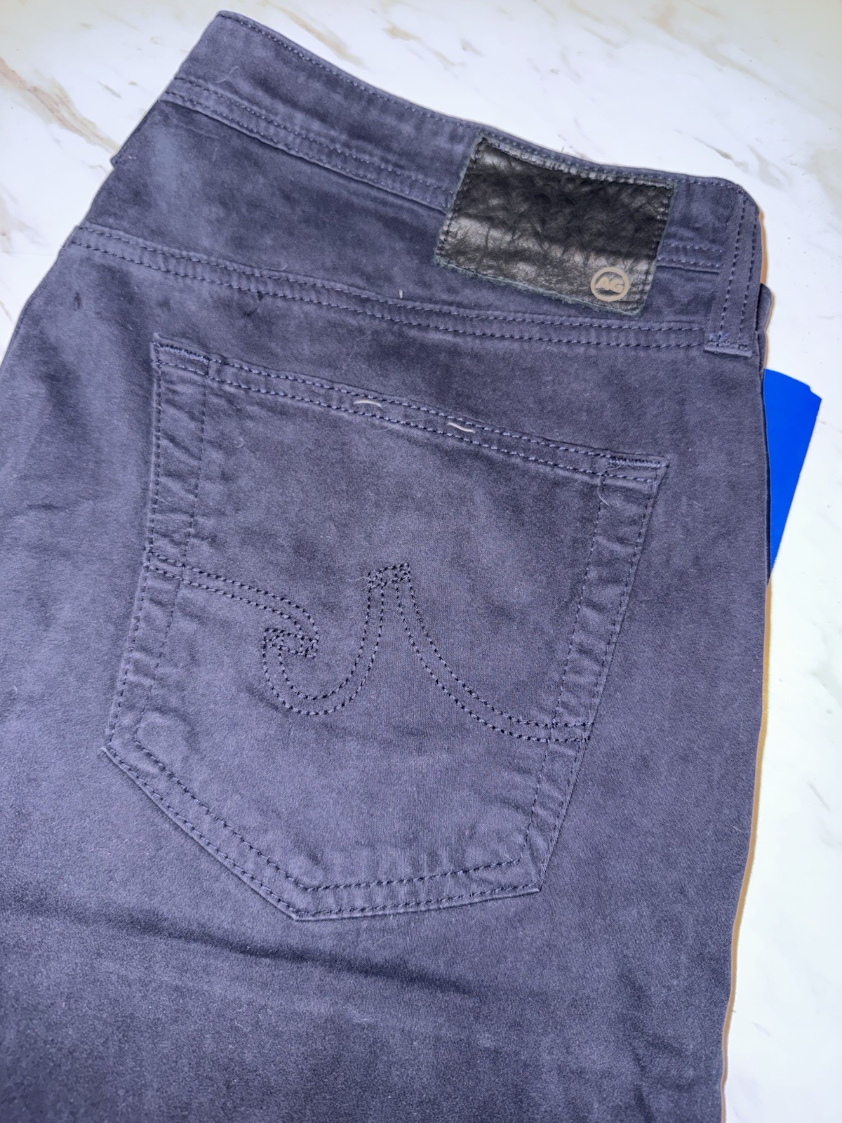 AG Adriano Goldschmied The Protege Jeans Mens 36x34 (39x34.5) Black Straight Leg AG Adriano Goldschmied The Protege Jeans Mens 36x34 (39x34.5) Black Straight Leg