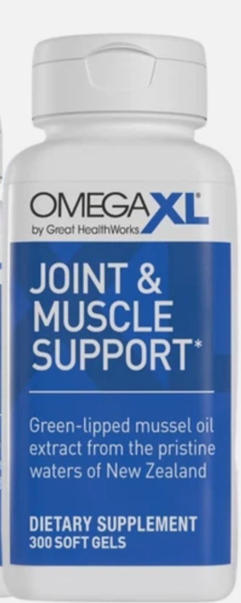 1x OmegaXL Joint Support Supplement for Relief 300 Soft- Natural Muscle Support