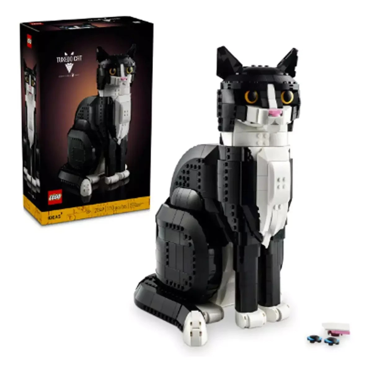 SALE- LEGO® Ideas Tuxedo Cat 21349 Building Set