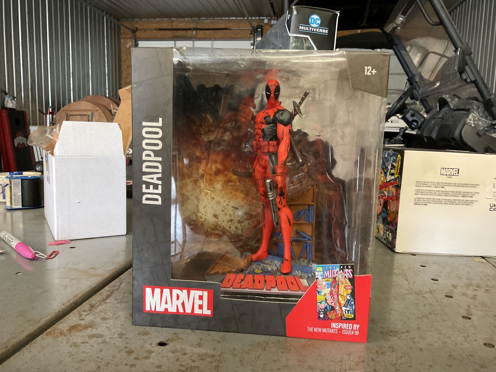 McFarlane Toys Marvel Deadpool Figure Toy Red New Mutants 98