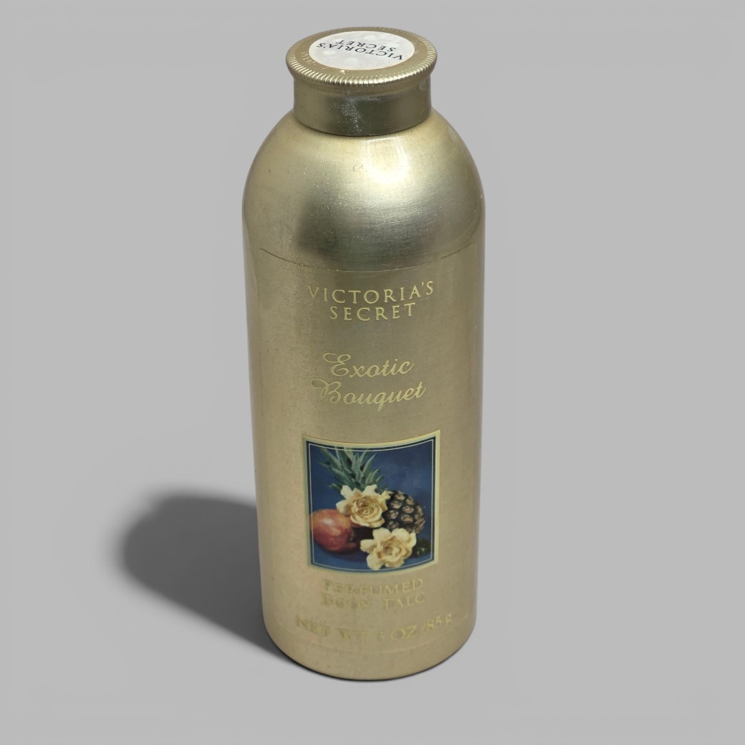 Victoria's Secret Exotic Bouquet Perfumed Body Talc 3oz Vintage Discontinued HTF