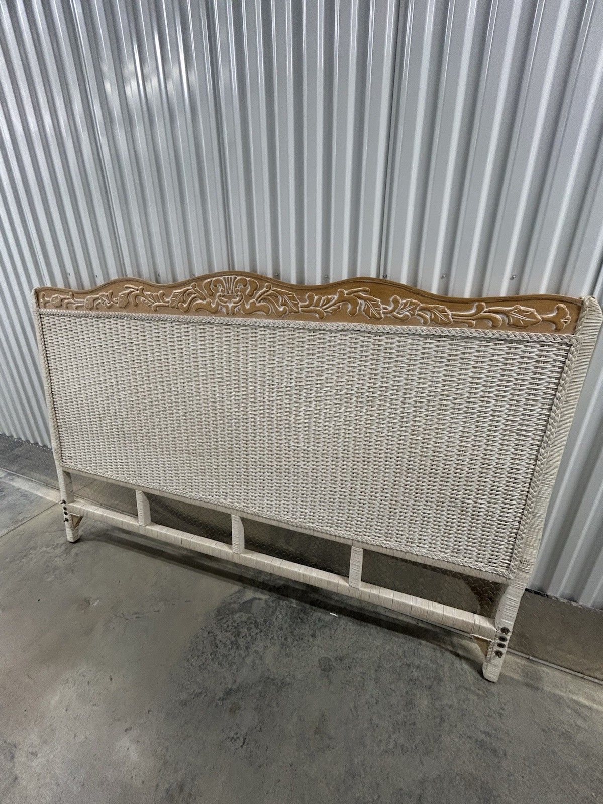 VINTAGE Pier 1 Imports Rattan Full Headboard Wicker Jamaica Collection VINTAGE Pier 1 Imports Rattan Full Headboard Wicker Jamaica Collection