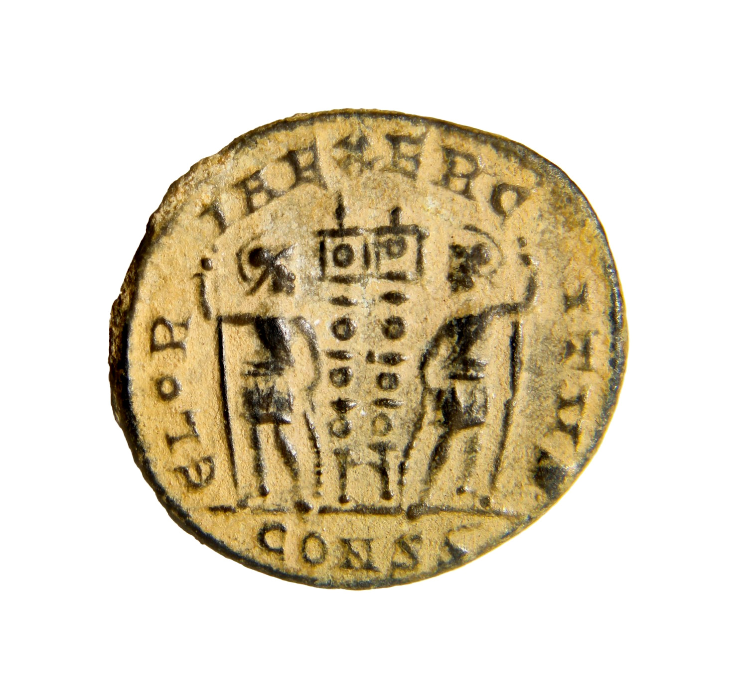 Authentic Roman Coin High Quality Gloria Constantius II, as Caesar, Æ Nummus CON Authentic Roman Coin High Quality Gloria Constantius II, as Caesar, Æ Nummus CON