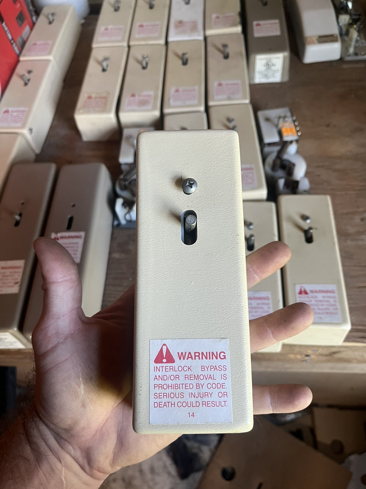 Refurbished Waupaca EMI 2  Elevator Interlock Door Lock. Right hand only 