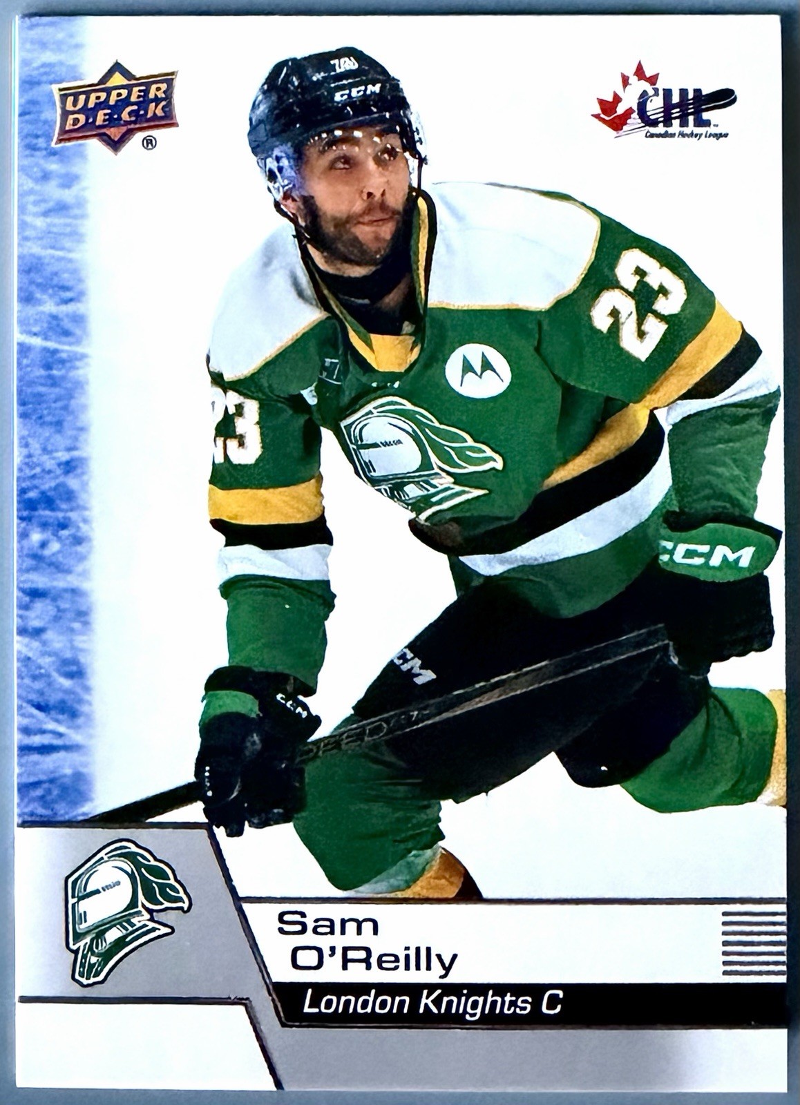 Sam O’Reilly Rookie 2025-26 Upper Deck CHL #47 (RC) - Tampa Bay Lightning