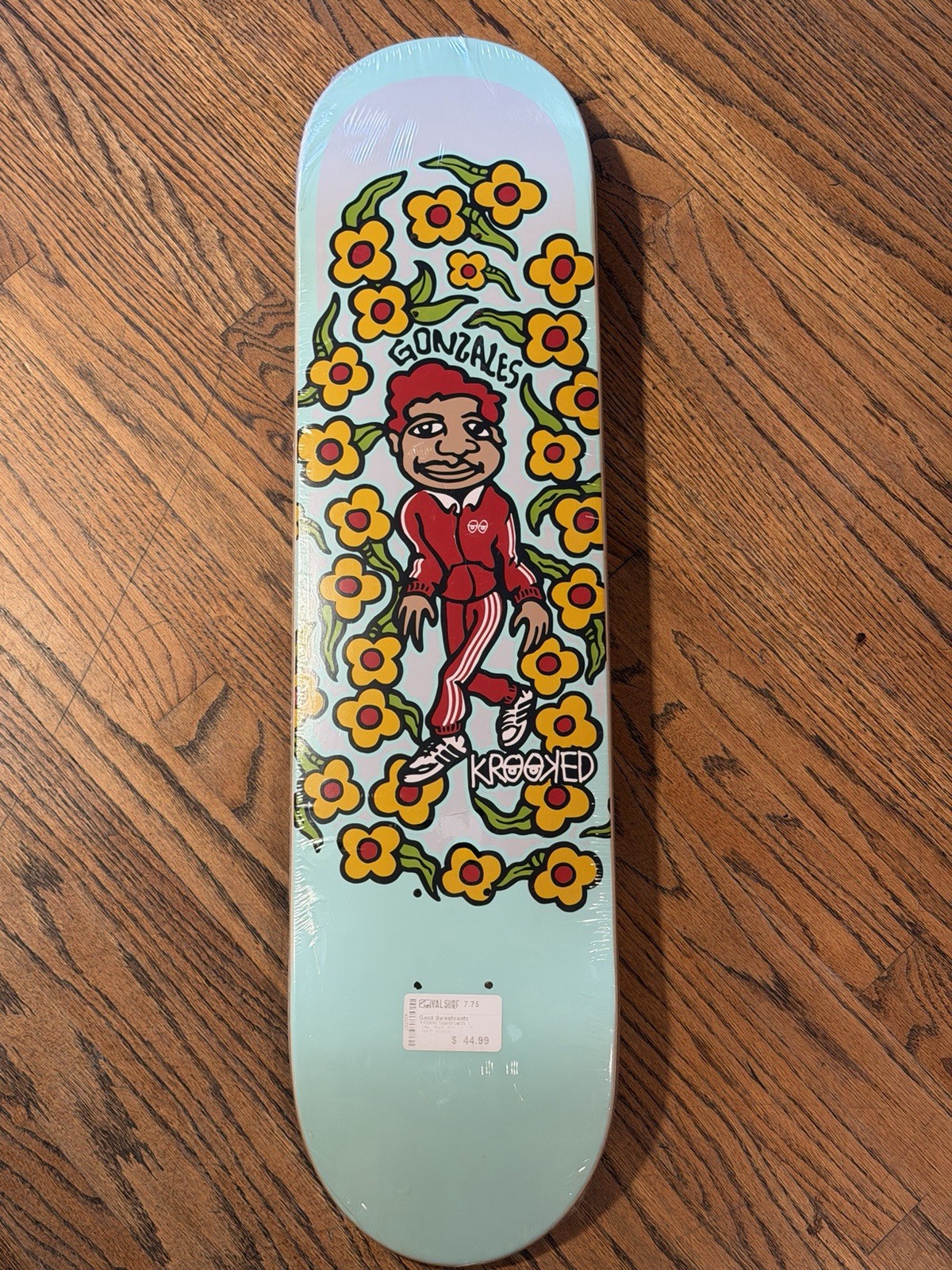 Krooked Mark Gonzales Sweatpants Skateboard Deck 7.75