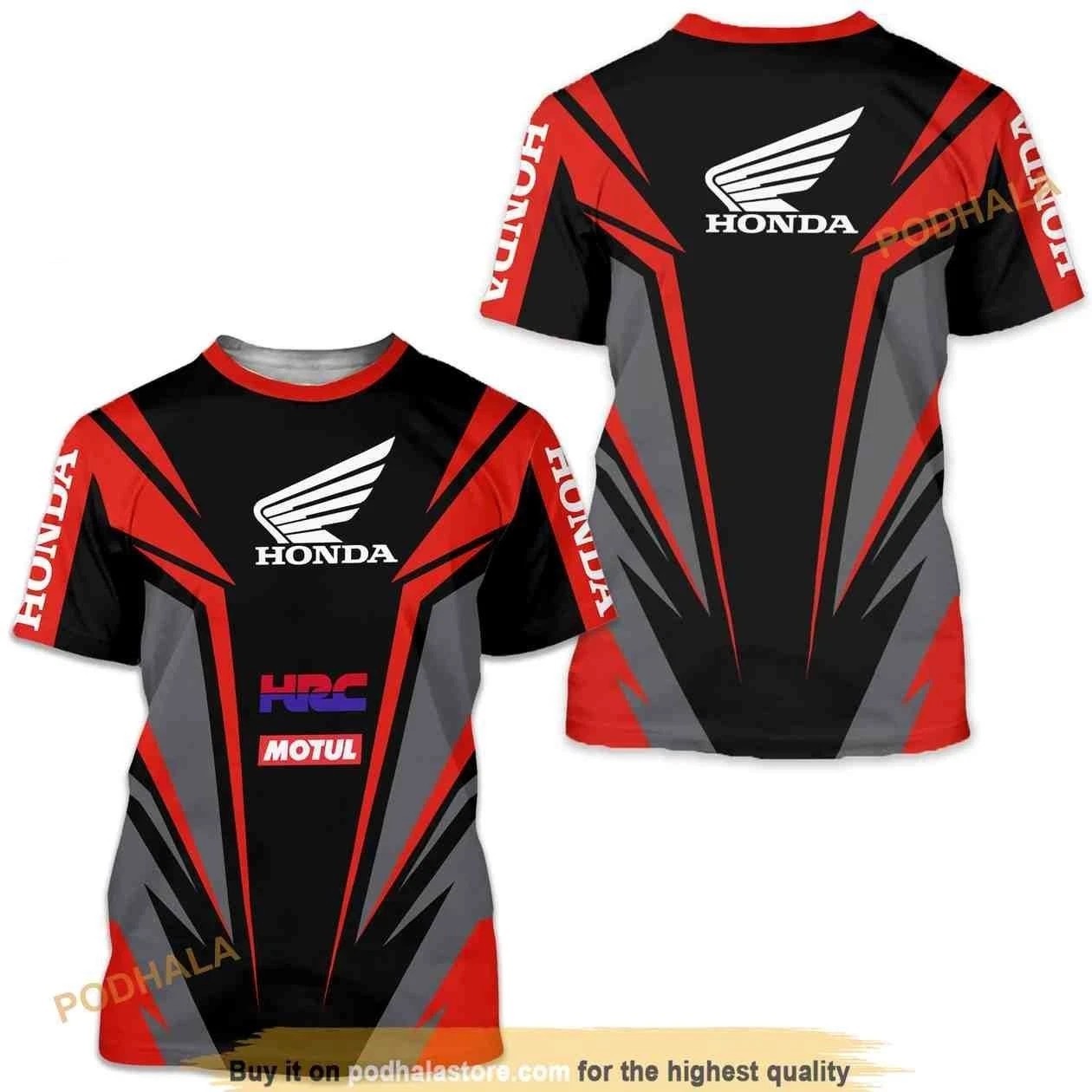 Personalized Name Men's Honda Racing Team All Over Print 3D