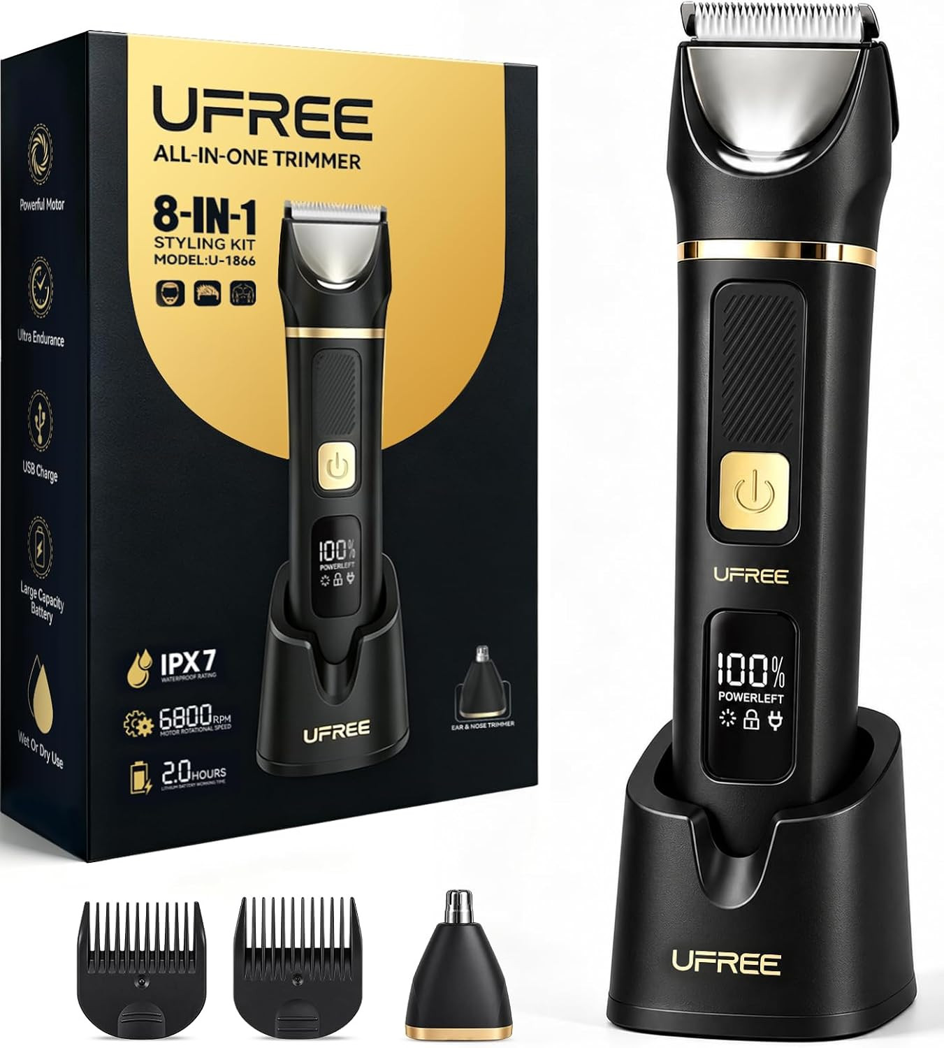 Manscape Body Hair Trimmer for Men, Electric Ball Shaver