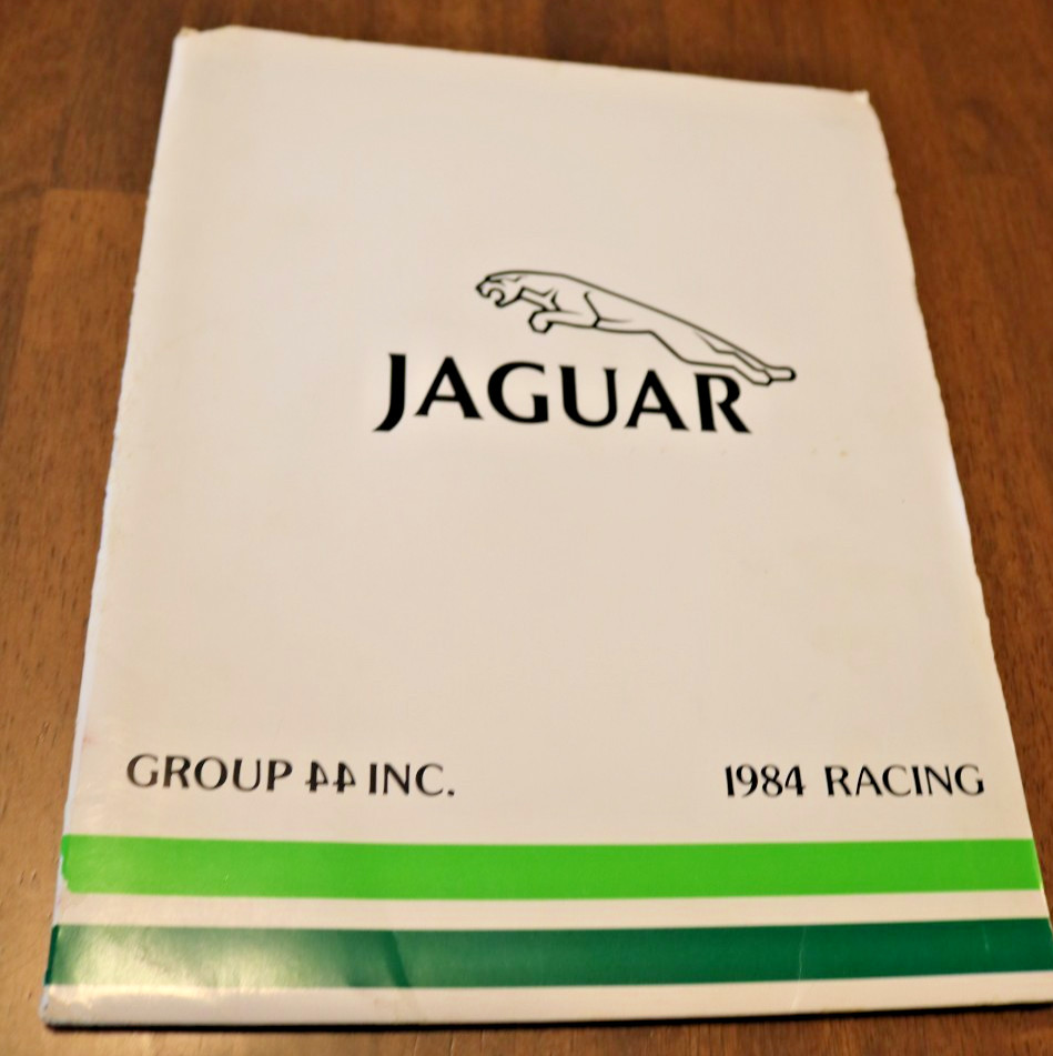 1984 Press Kit Group 44 Jaguar Racing IMSA Tullius Haywood Robinson 8 x 10 pix 1984 Press Kit Group 44 Jaguar Racing IMSA Tullius Haywood Robinson 8 x 10 pix
