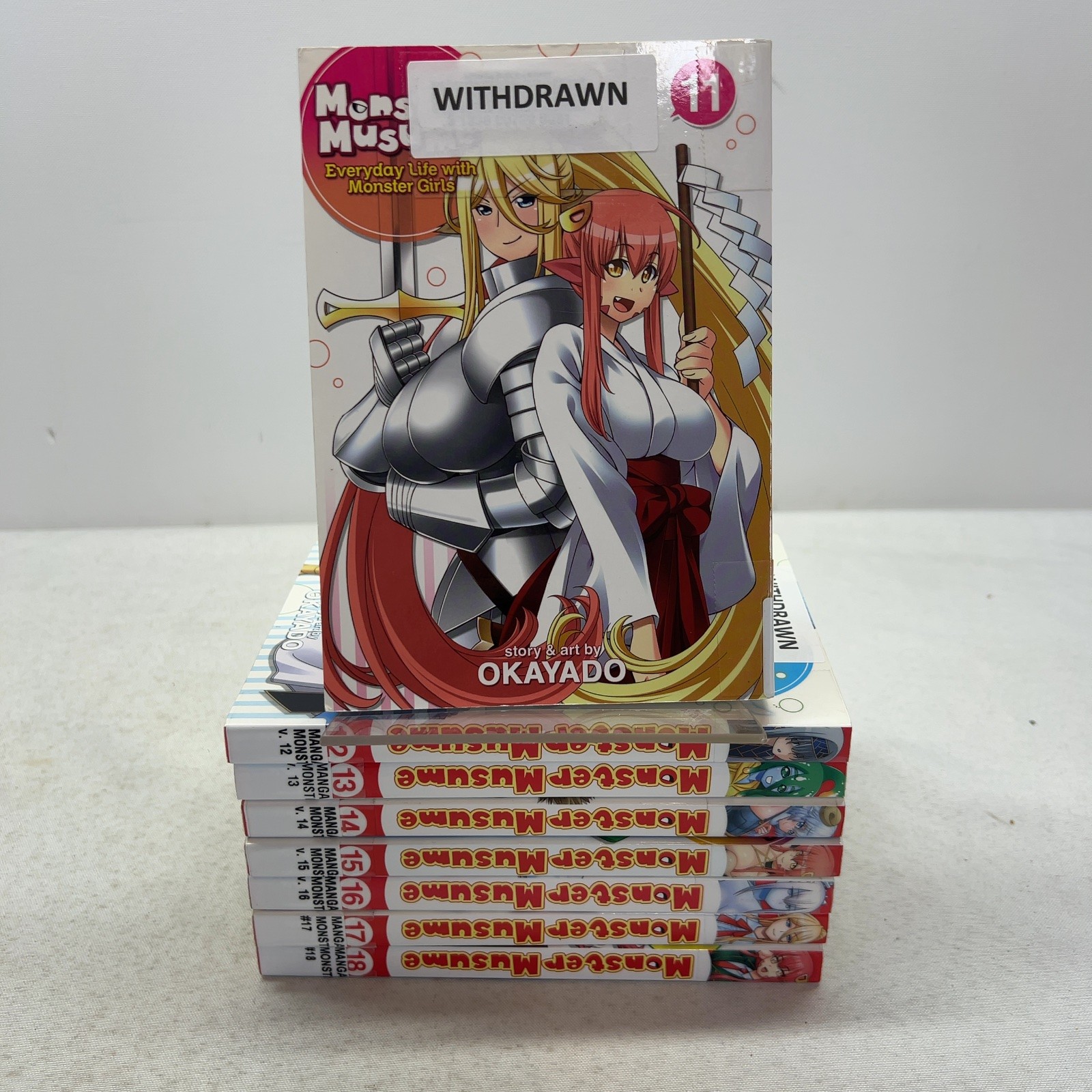Monster Musume Volumes 11-18 Okayado 2017 Paperback English Manga