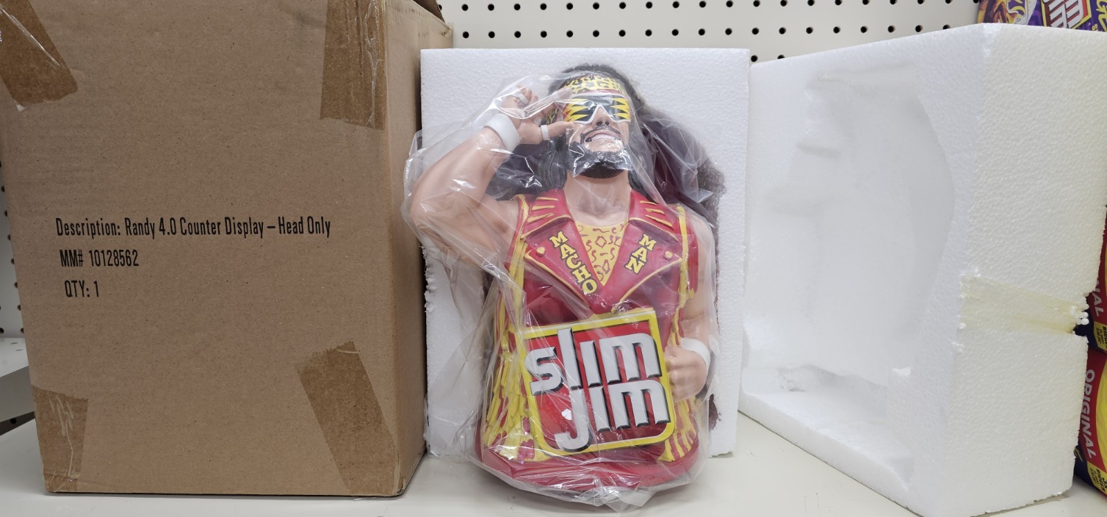 MACHO MAN RANDY SAVAGE Slim Jim Display 2025 Collector Series Mint - New NIB