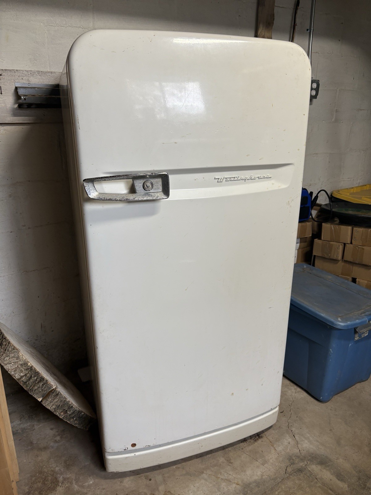 Westinghouse 1930s-1940s Vintage Upright Freezer