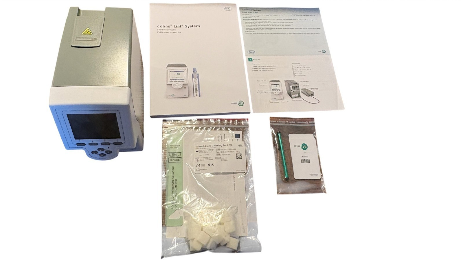 Roche cobas Liat Analyzer Molecular Diagnostic System  Power Supply & Kit Sealed