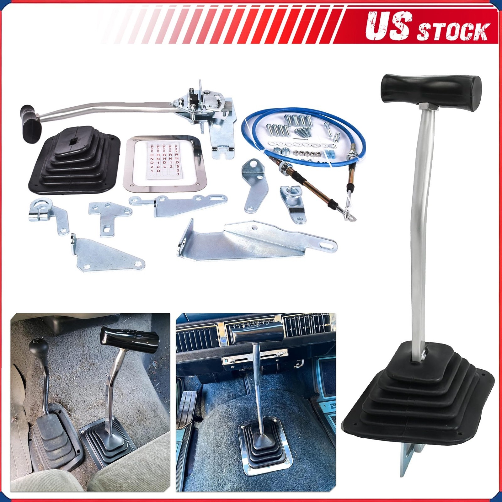 For B&M Automatic Detent Shifter Unimatic Universal 3 & 4-speed 80775 US