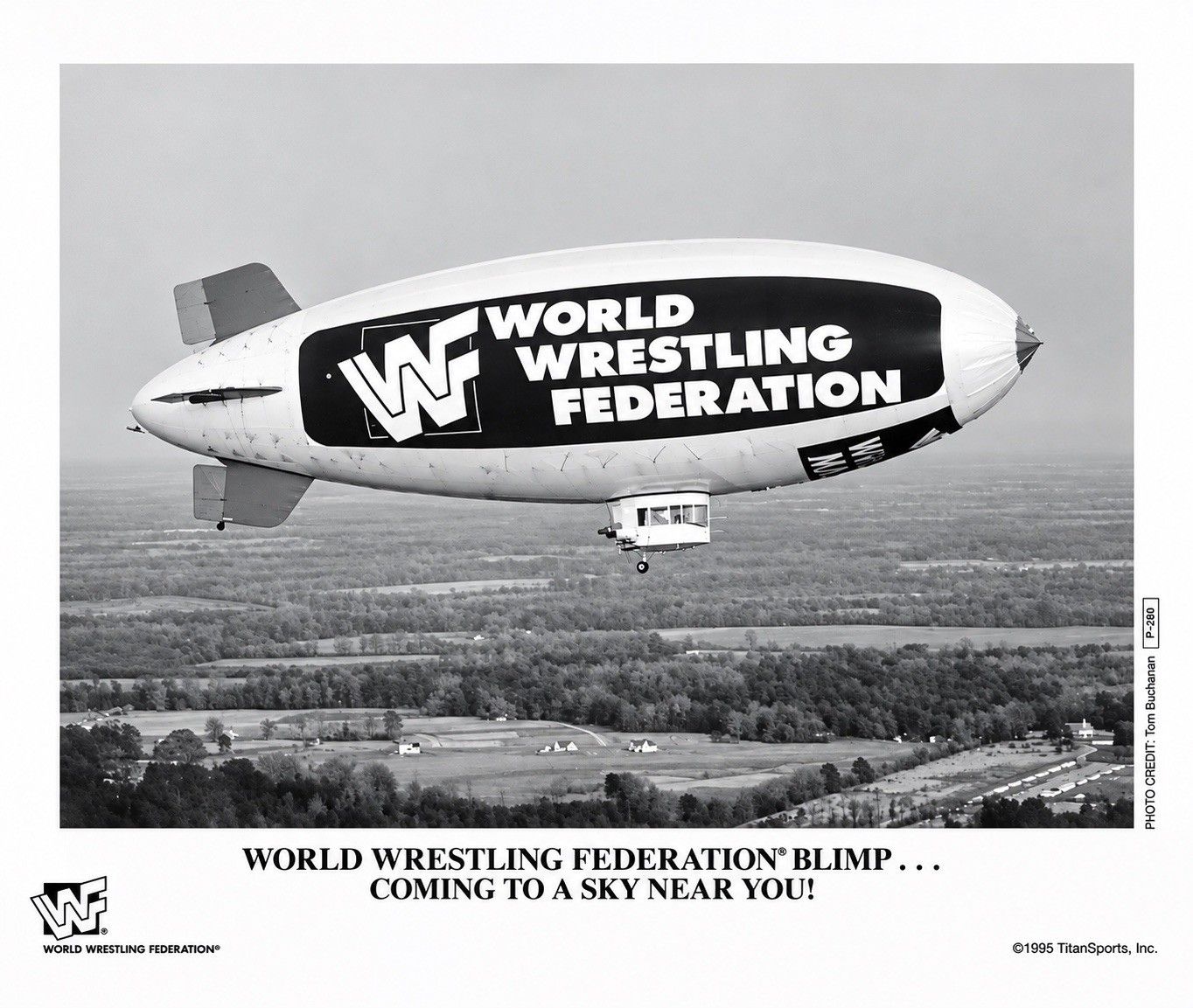 Original WWF BLIMP NEW GENERATION 1995 TitanSports P-280 Official Licensed Promo Original WWF BLIMP NEW GENERATION 1995 TitanSports P-280 Official Licensed Promo