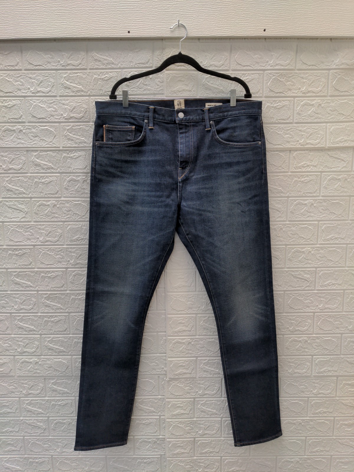 New Hiroshi Kato Men\'s 14 Oz 4 Way Stretch The Scissors Slim Tapered Jeans Sz 38 New Hiroshi Kato Men\'s 14 Oz 4 Way Stretch The Scissors Slim Tapered Jeans Sz 38