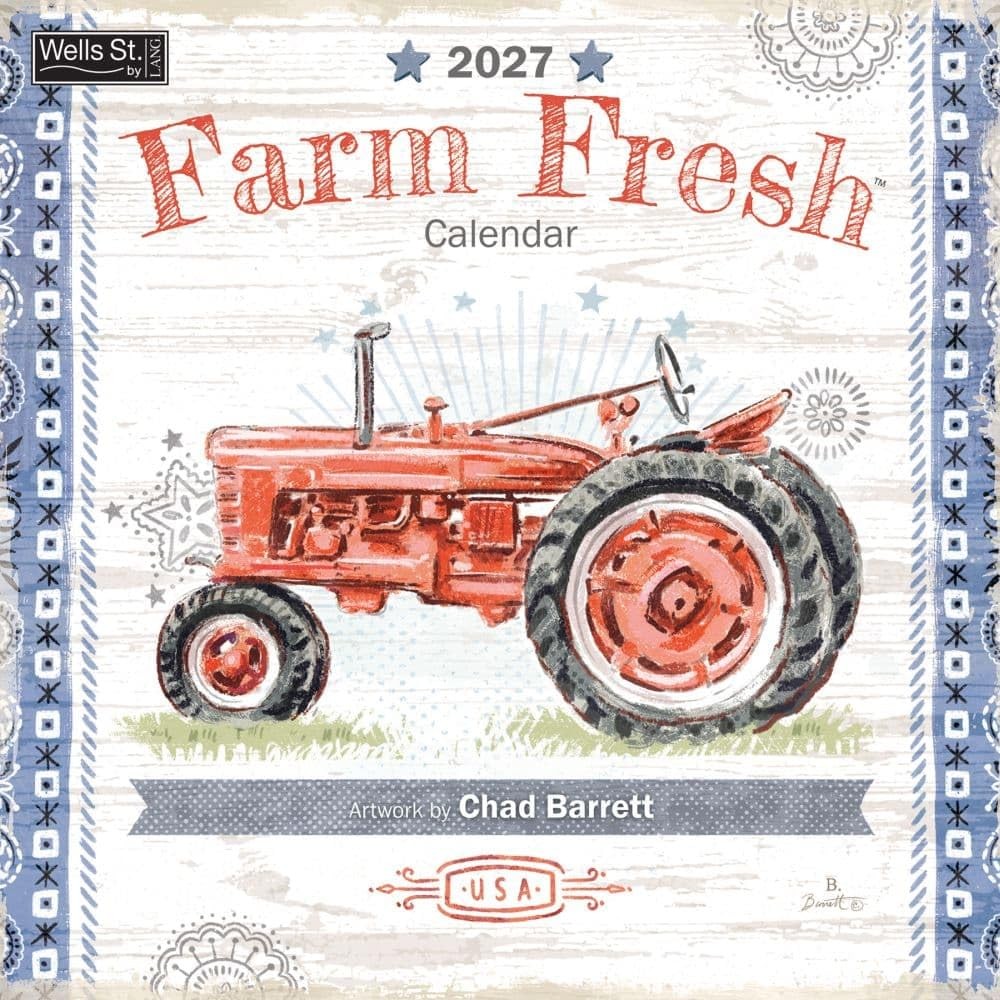 Lang Brands, LLC, Farm Fresh 2027 Wall Calendar by Chad Barrett