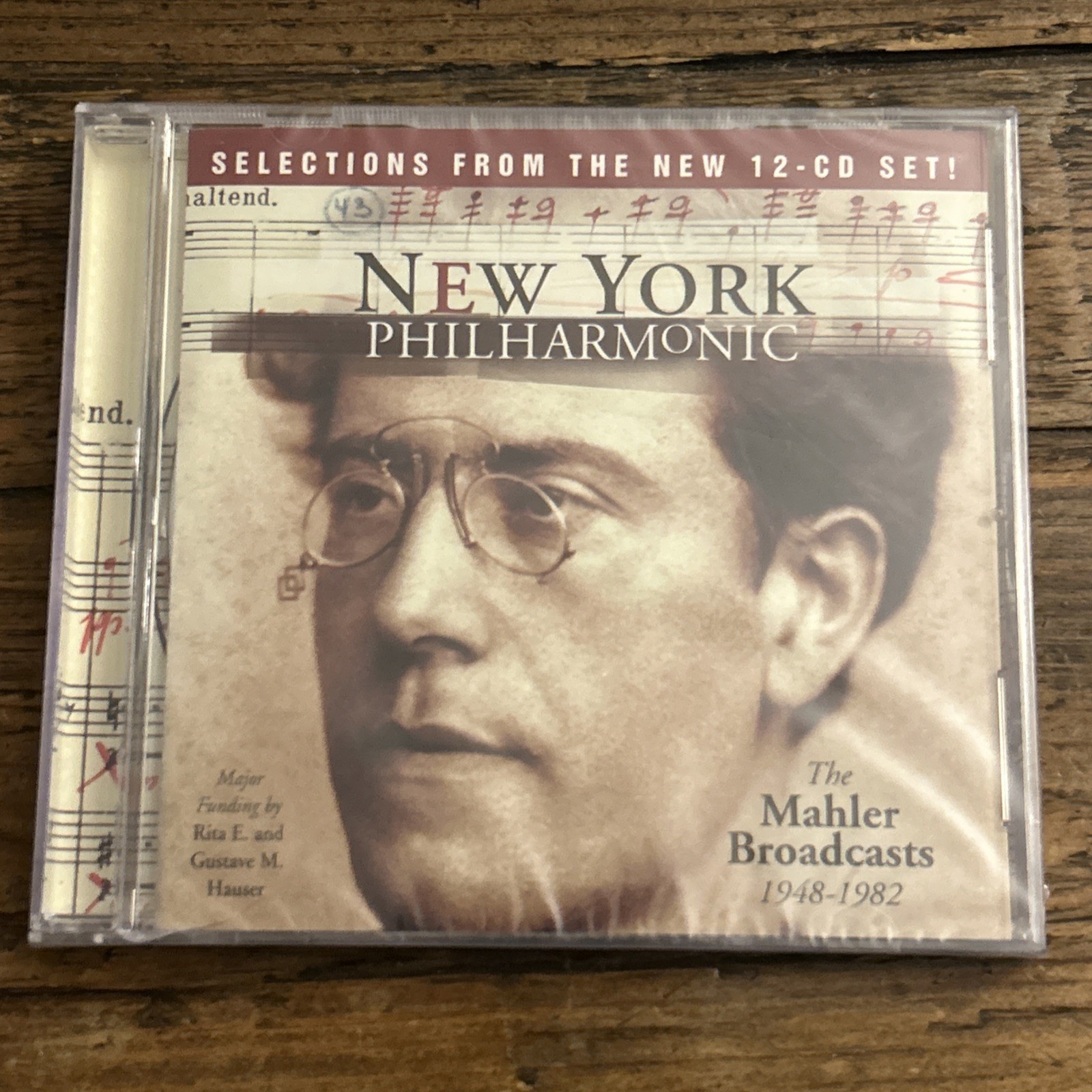 NEW & SEALED THE MAHLER BROADCASTS 1948-1982 SELECTIONS New York Philharmonic CD NEW & SEALED THE MAHLER BROADCASTS 1948-1982 SELECTIONS New York Philharmonic CD