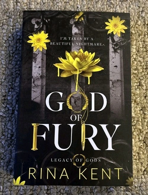 God of Fury: Special Edition Print - Legacy of Gods - Book 5 by Rina Kent - NEW