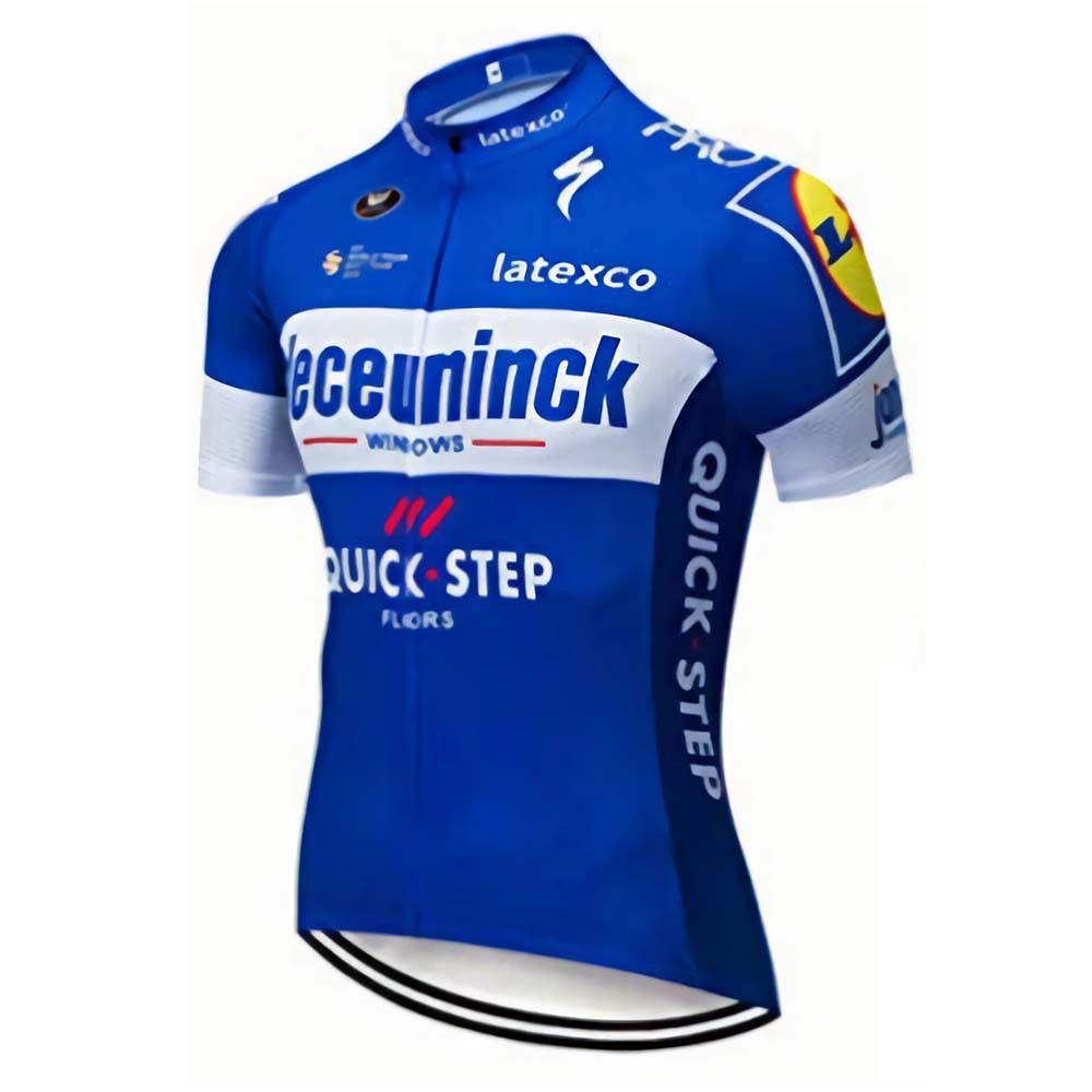 Men\'s Cycling Jersey Short Sleeve Summer Bike Shirt 3 Pockets Reflective Strip