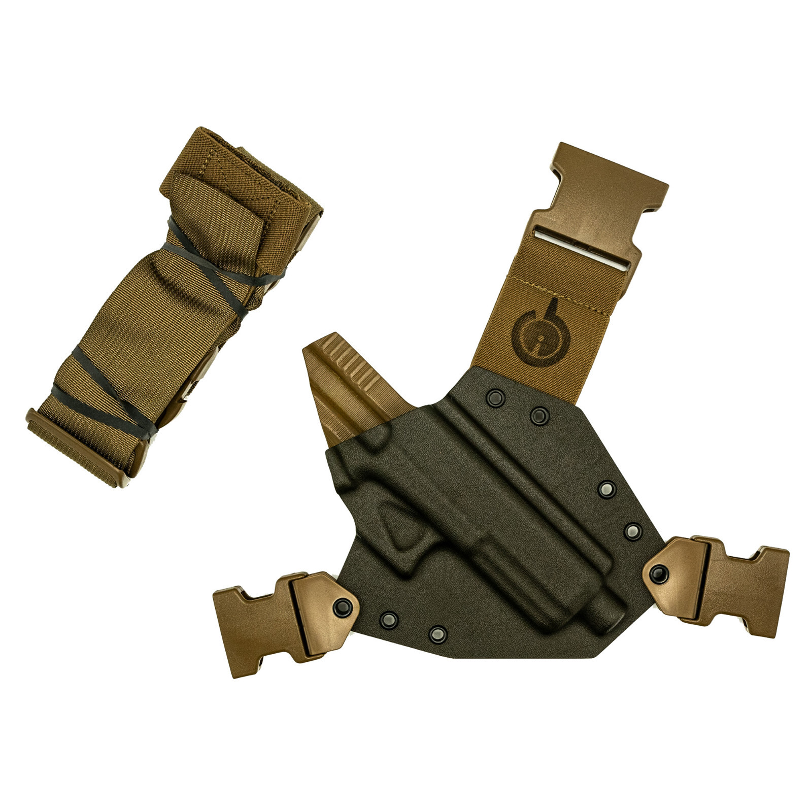 Gunfighters INC Kenai Kydex Chest Holster For Gen 5 Glock 20/21  Right Hand