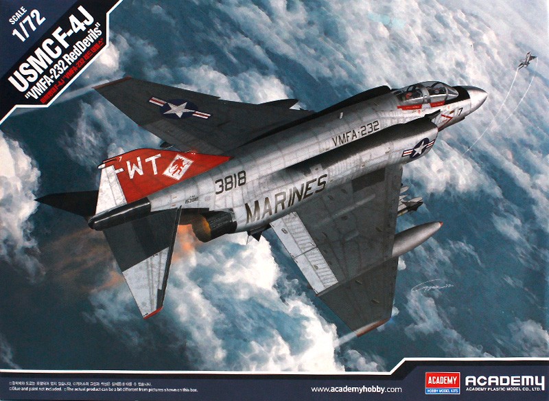 Academy 12556 1/72 Plastic Kits USMC F-4J \'VMFA-232 Red Devils Academy 12556 1/72 Plastic Kits USMC F-4J \'VMFA-232 Red Devils