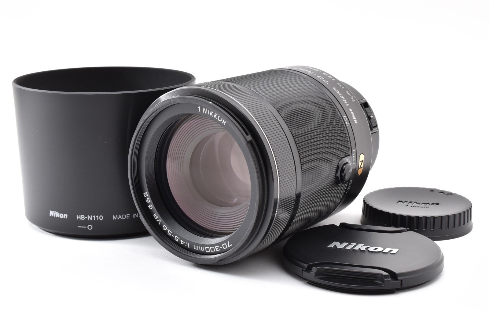 Exc++++ Nikon 1 NIKKOR VR 70-300mm f/4.5-5.6 for Nikon V. J series み０８