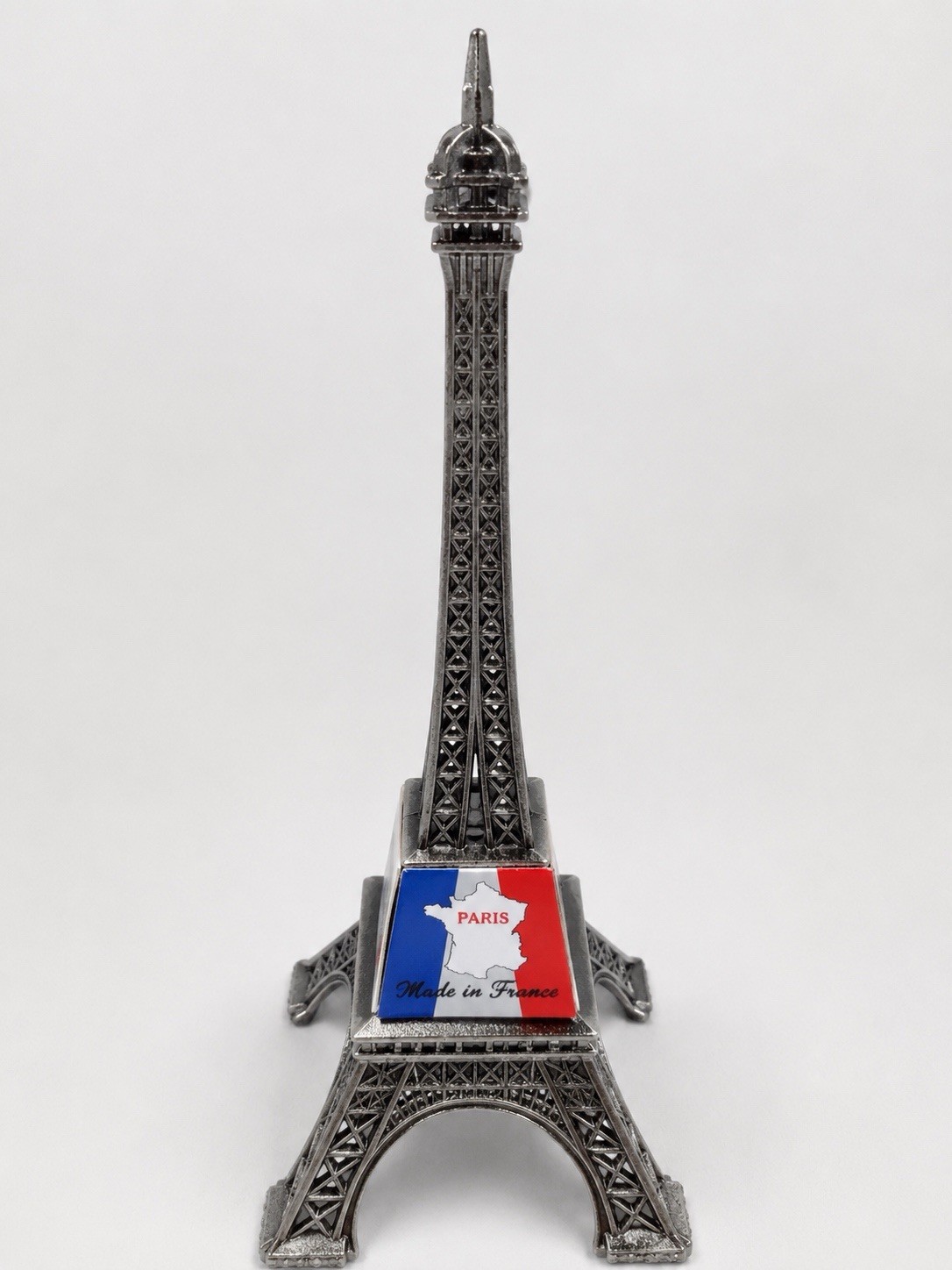 Eiffel Tower Paris France Metal Souvenir Statue Made in France 6” Original Tag Eiffel Tower Paris France Metal Souvenir Statue Made in France 6” Original Tag