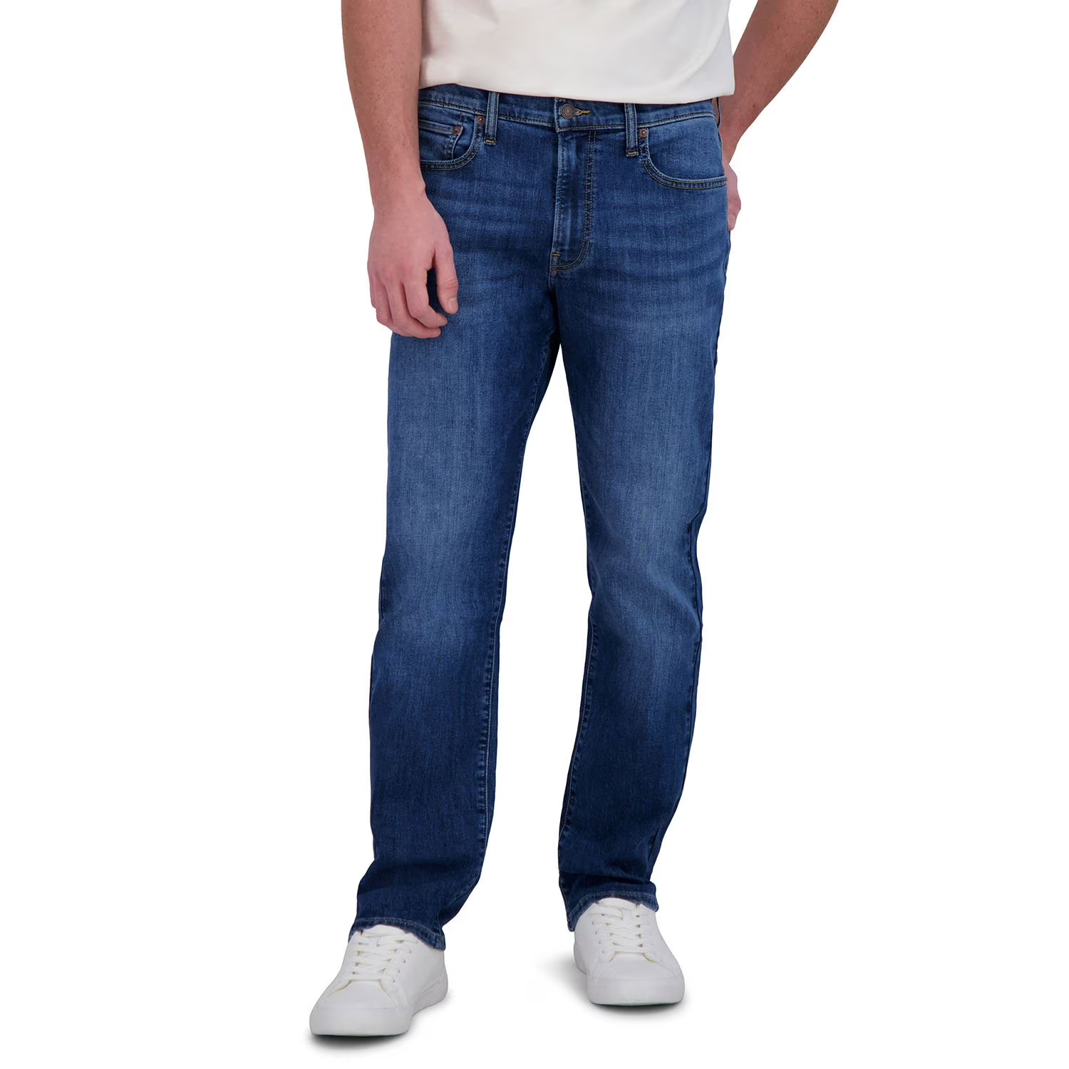NWT Lucky Brand Men\'s 410 Athletic Straight Jean Size 32 x 30 Medium Wash
