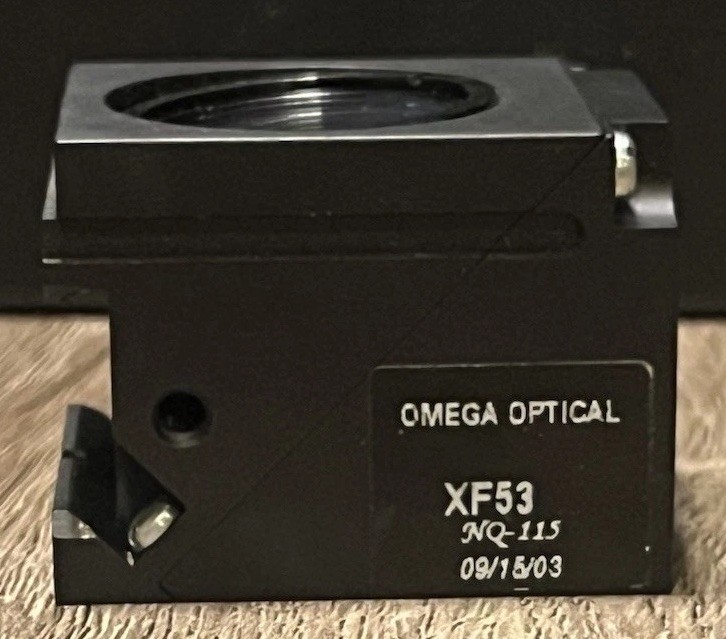 Omega Optical XF53 Microscope Filter Cube Module XQ-115 Omega Optical XF53 Microscope Filter Cube Module XQ-115