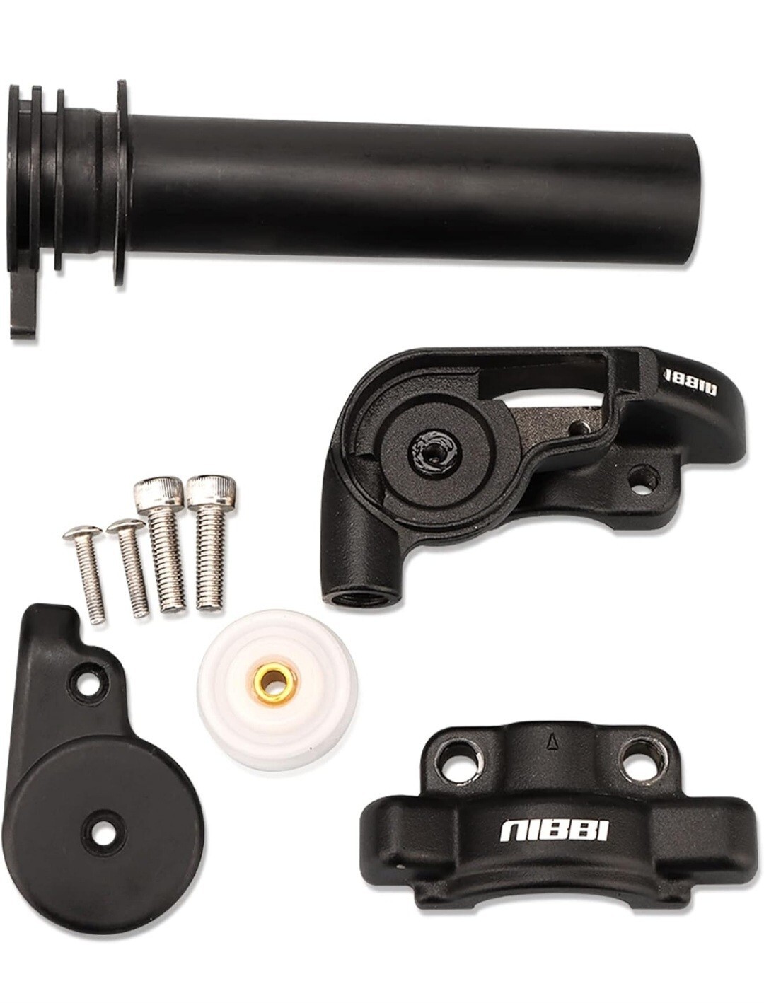 NIBBI 7/8'' Black Quick Action Throttle Twist Grip For Motorcycle Pit Dirt Bike