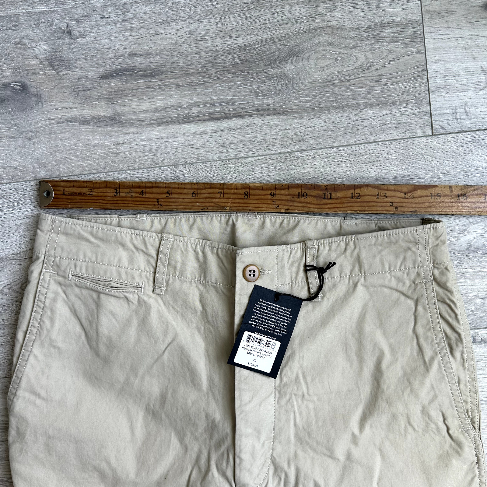 Buck Mason Men Officer Pant 5.7oz Parachute Poplin $158 (Multiple Sizes) Buck Mason Men Officer Pant 5.7oz Parachute Poplin $158 (Multiple Sizes)