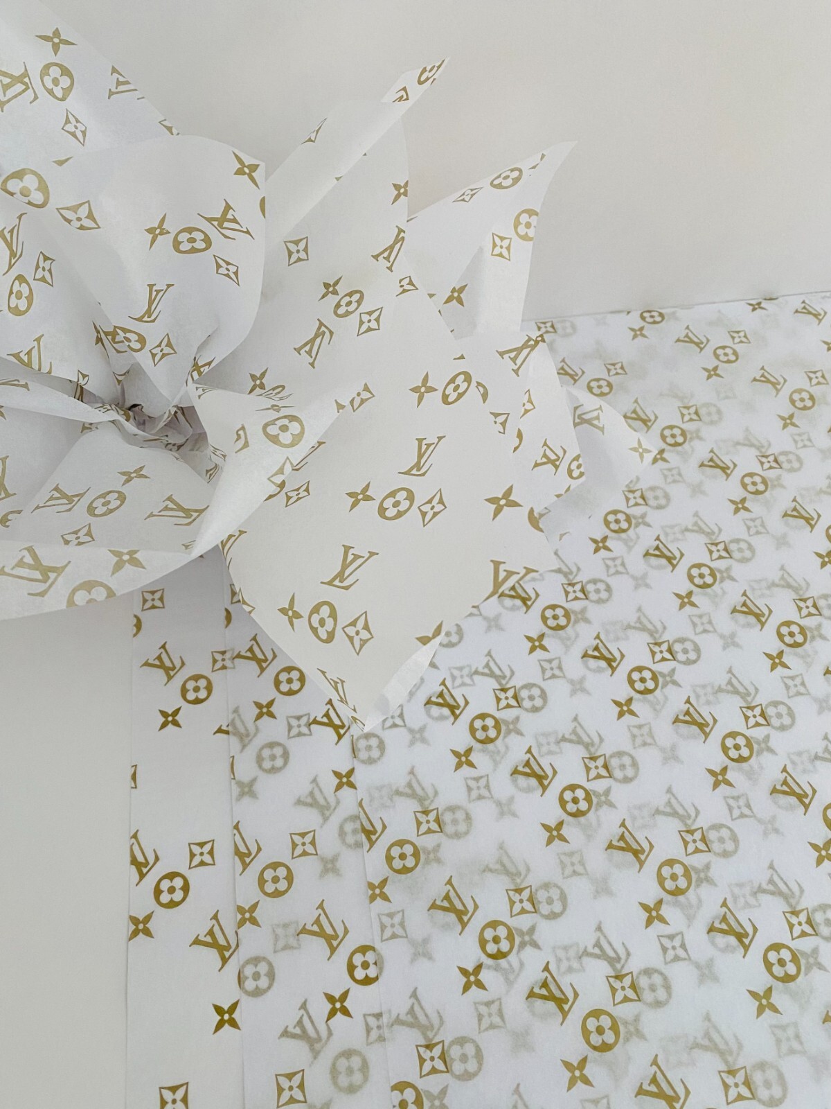Authentic Vintage LV Tissue Paper Vuitton NEW