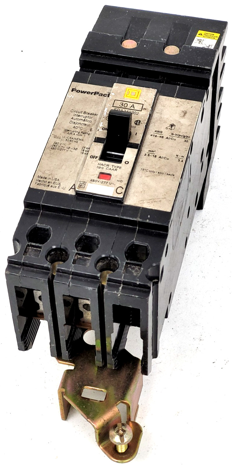 FDA240302 Square D 30 Amp 480 Volt 2P Circuit Breaker - Next Day Option FDA240302 Square D 30 Amp 480 Volt 2P Circuit Breaker - Next Day Option