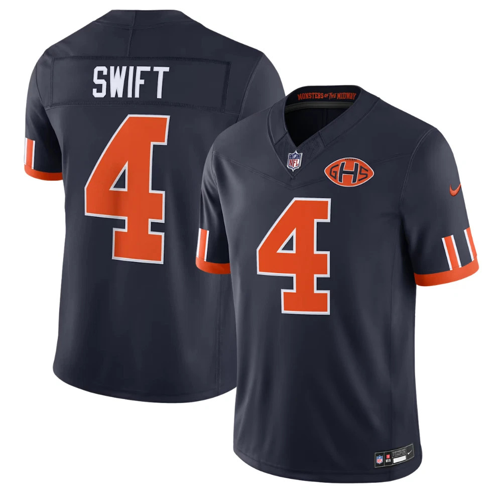 NEW Men\'s Bears Navy 2026 “Rivalries” Vapor Limited Jersey All Size S-5XL