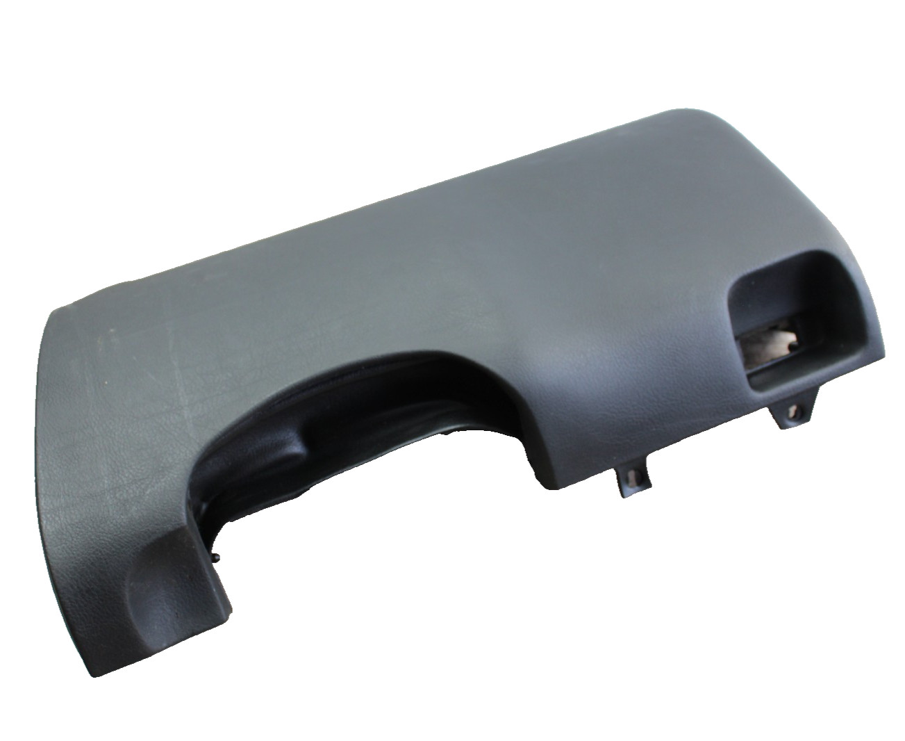 95-01 BMW E38 750IL LOWER COLUMN LOWER KNEE PANEL LEATHER  COVER BLACK