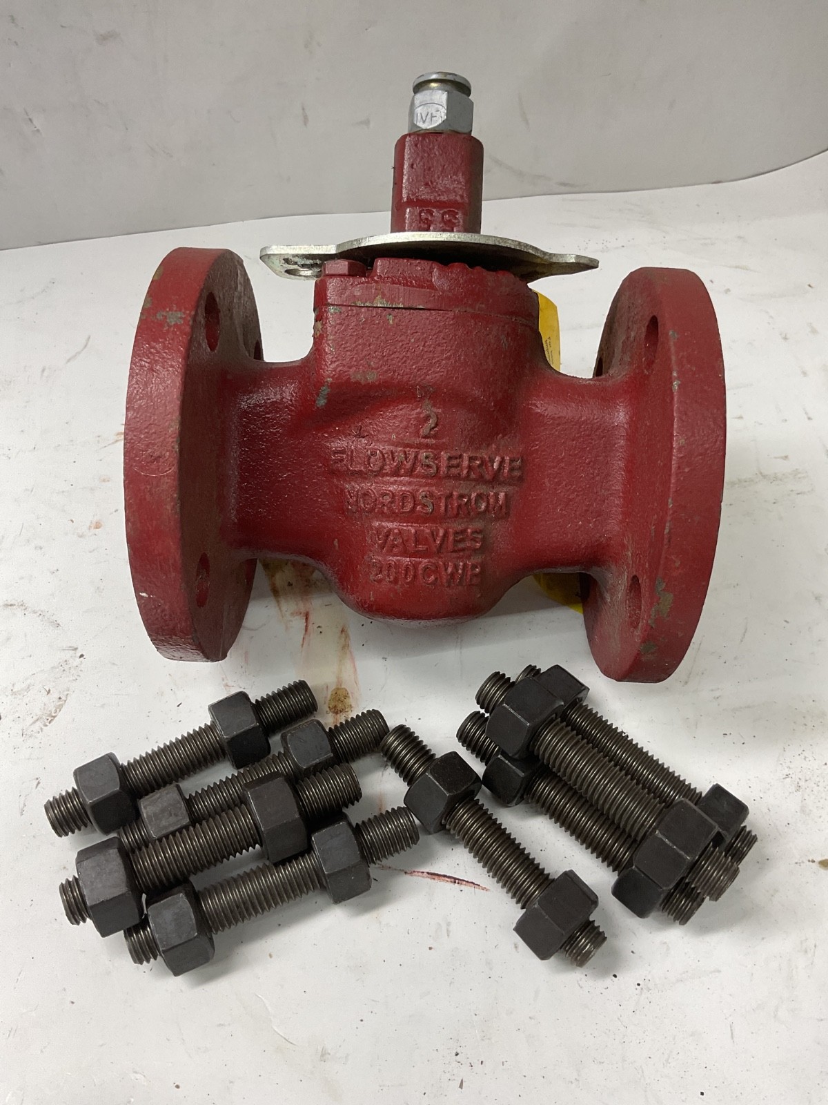 2″ FLOWSERVE NORDSTROM VALVE FIG B143 CAST IRON 200 CWPLUBRICATED PLUG VALVE