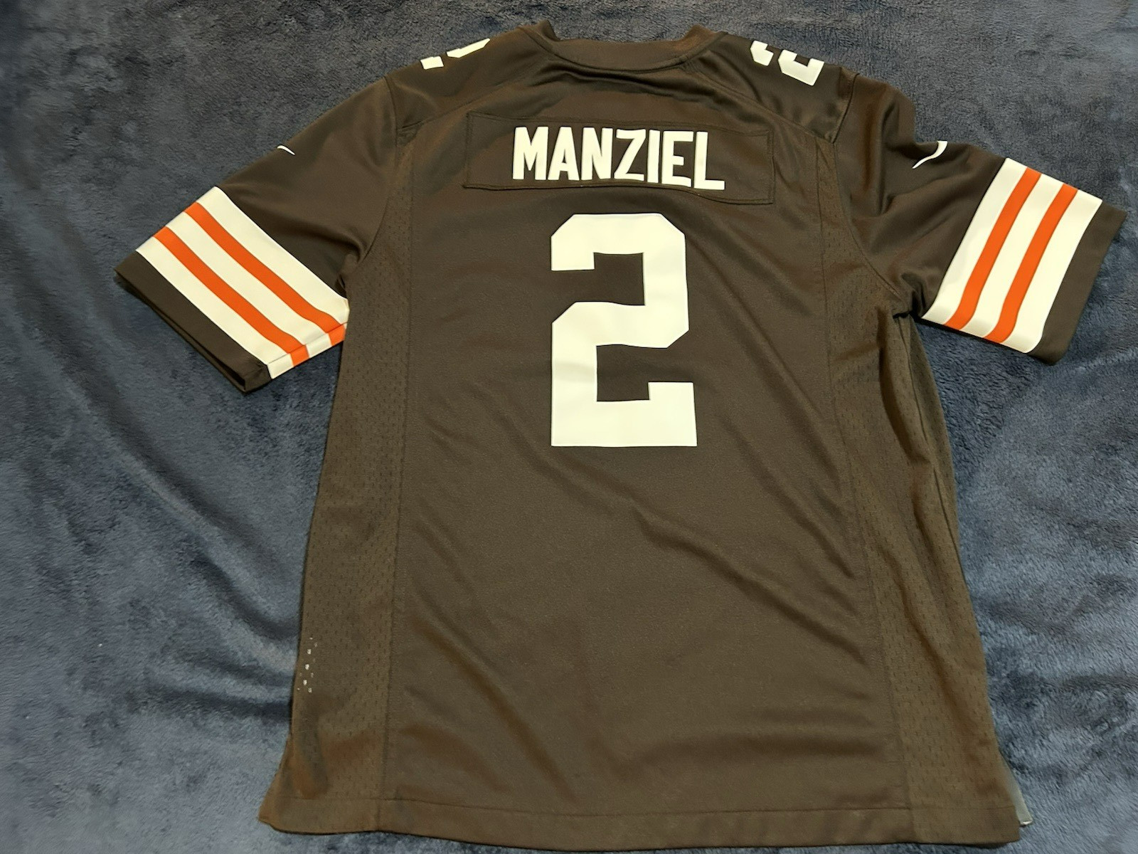Nike JOHNNY MANZIEL #2 Cleveland Browns Jersey Mens Large L Nike JOHNNY MANZIEL #2 Cleveland Browns Jersey Mens Large L