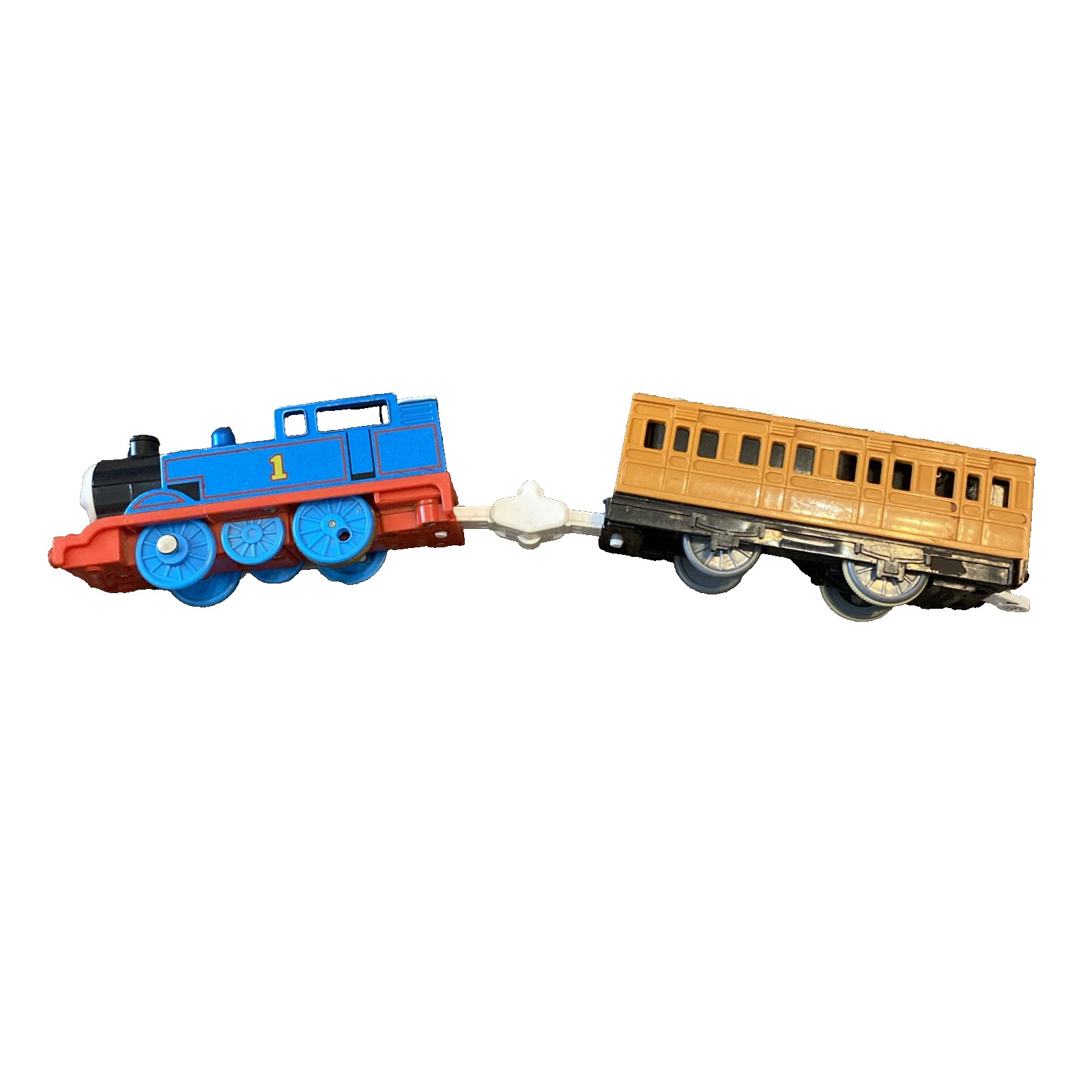 TOMY Thomas & Friends Steam Along Thomas 2005 Annie Clarabel Tested Works